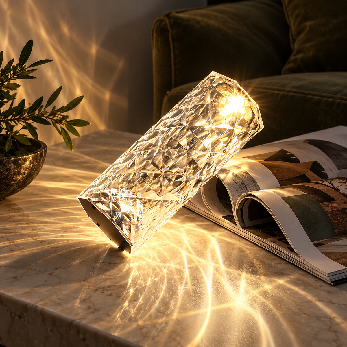 Sparkling Crystal Lamp